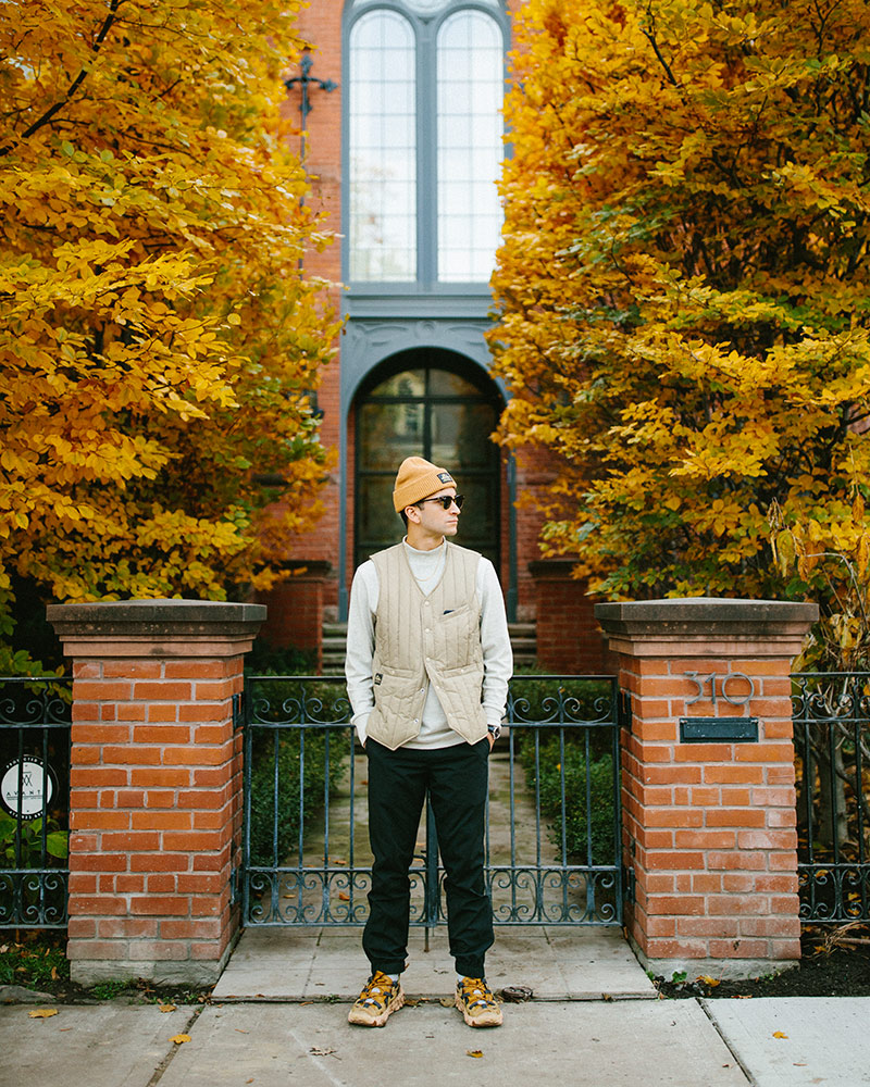 Ric on a Toronto street in the fall